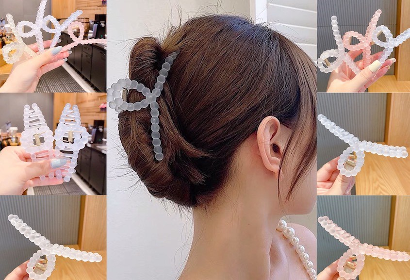 Kẹp tóc càng cua dạng xoắn độc đáo