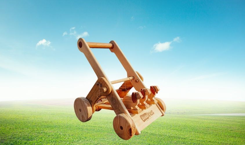 Xe tập đi bằng gỗ 5saoKids