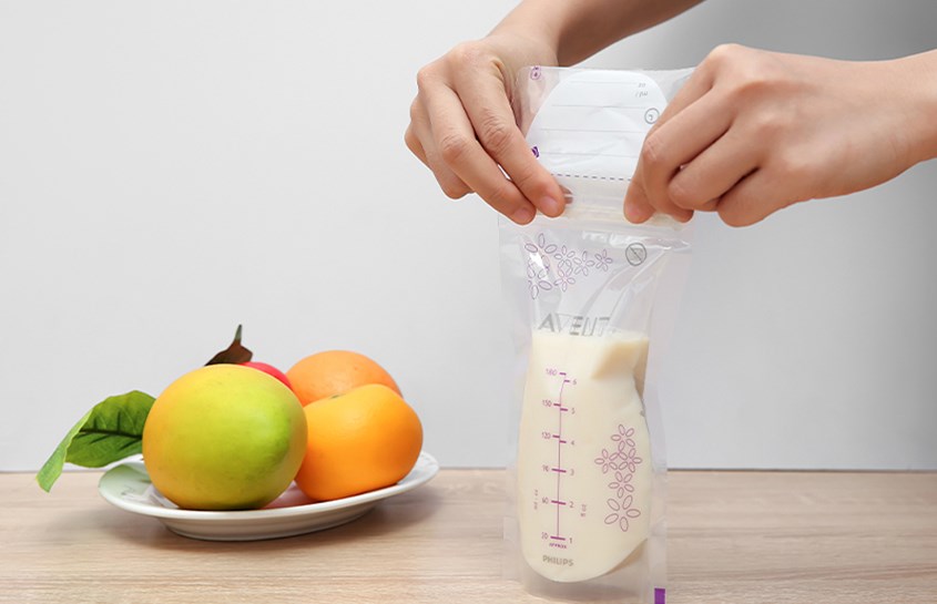 Túi trữ sữa bằng nhựa PET/PE Philips Avent SCF603/25 180 ml