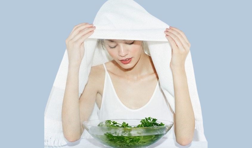 Xông hơi để làm sạch da mặt