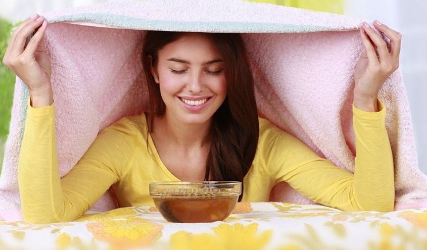 Xông hơi để giúp da mặt săn chắc và trắng sáng