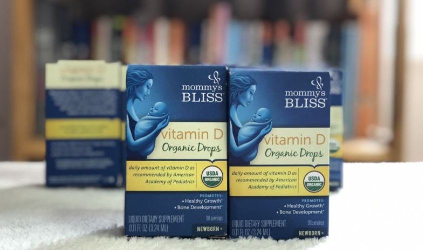 Mommy’s Bliss Baby Vitamin D Organic Drops giúp bé ăn ngon miệng hơn