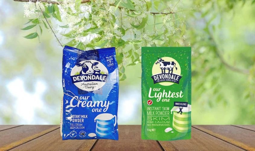 Sữa bột nguyên kem Devondale đem lại tác dụng tốt khi dùng