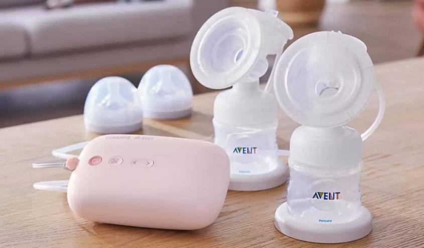 Máy hút sữa điện đôi Philips Avent Eureka SCF393.11