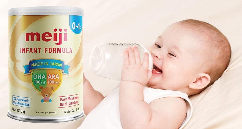 Sữa bột Meiji Infant Formula 800g (0 - 12 tháng)