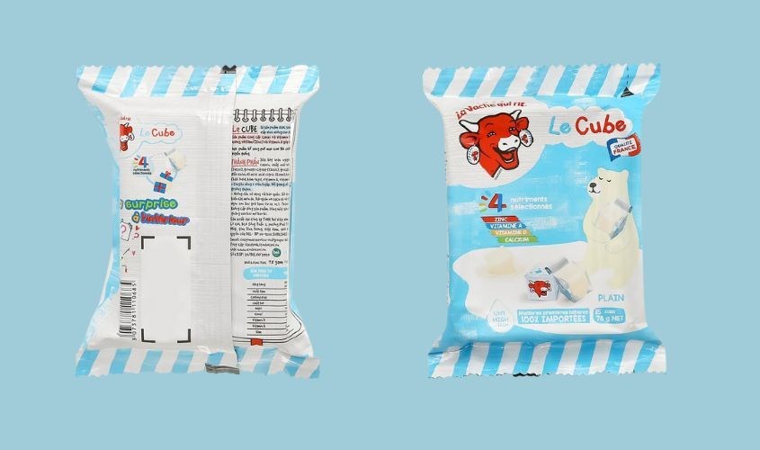 Phô mai Con Bò Cười Le Cube vị sữa 78g 15 viên/gói