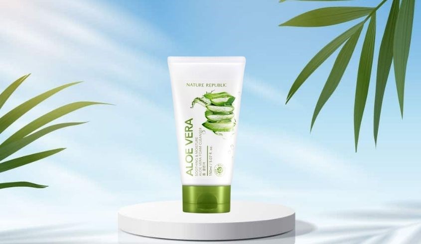 Sữa rửa mặt chiết xuất Lô Hội Nature Republic Soothing & Moisture 150 ml