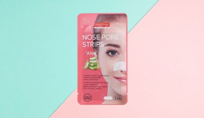 Mặt nạ lột mụn mũi tinh chất Nha Đam Purederm 8g (Gói 3 miếng)