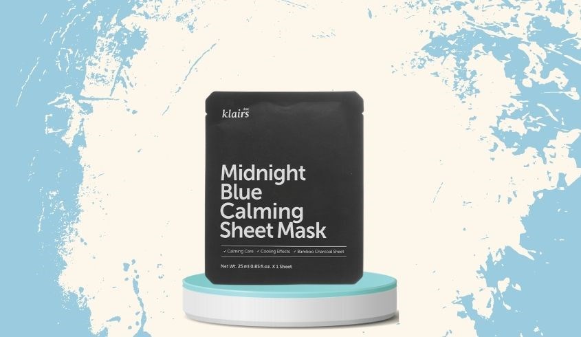 Mặt nạ giấy làm dịu da giảm kích ứng Klairs Midsnight Blue Calming 25 ml 