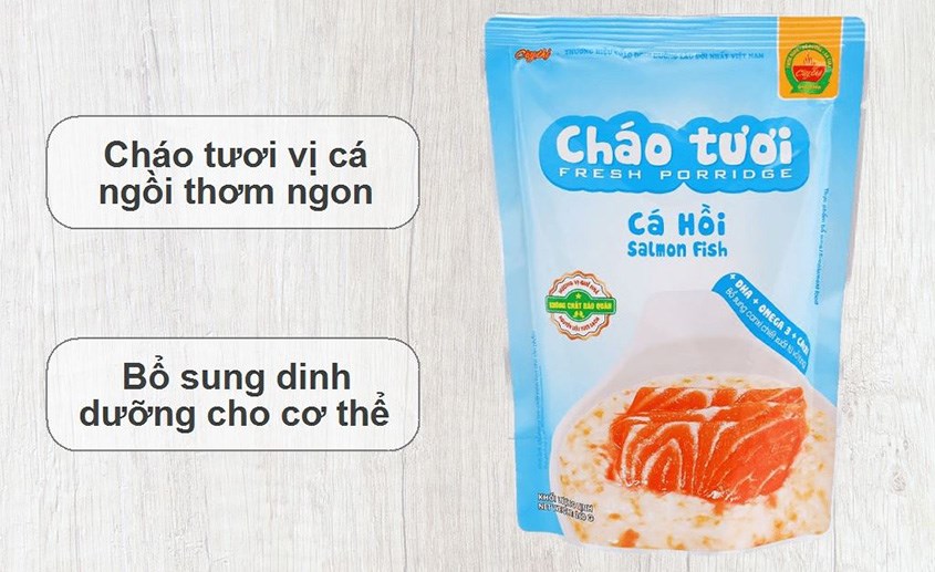 Cháo tươi Cây Thị vị cá hồi gói 260g