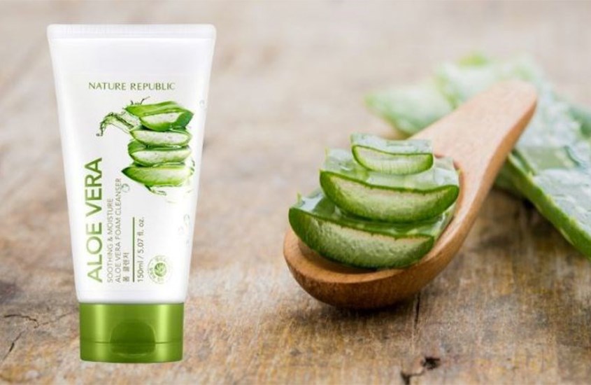 Sữa rửa mặt chiết xuất Lô Hội Nature Republic Soothing & Moisture 150 ml 