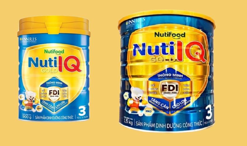 Sữa Nuti IQ Gold 3 cho trẻ từ 1-2 tuổi