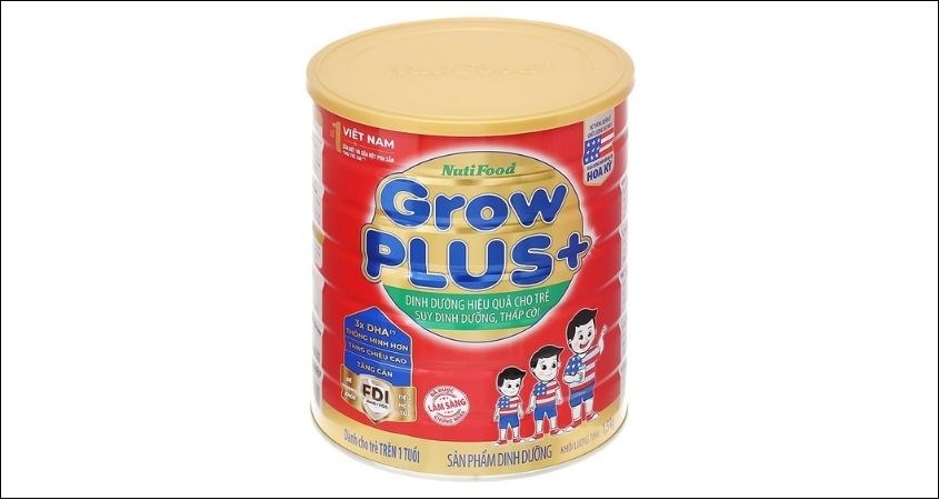 Sữa bột NutiFood GrowPLUS+ 1.5 kg (trên 1 tuổi)