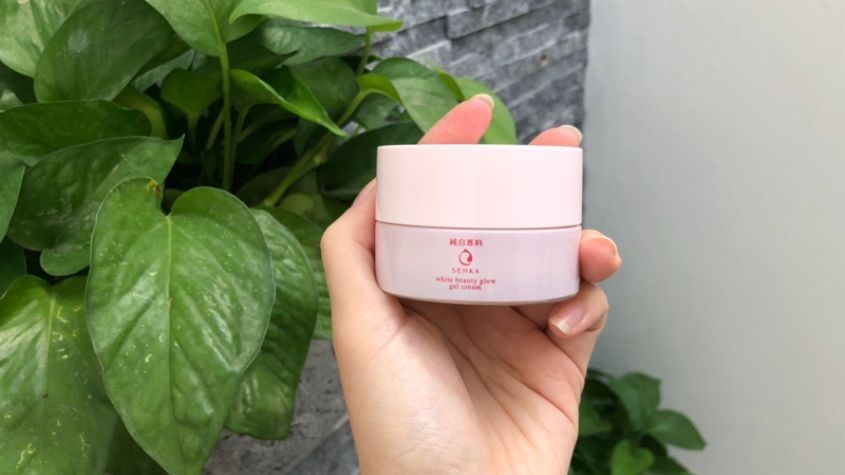 Kem dưỡng trắng da ban đêm Senka White Beauty Glow Cream 50g