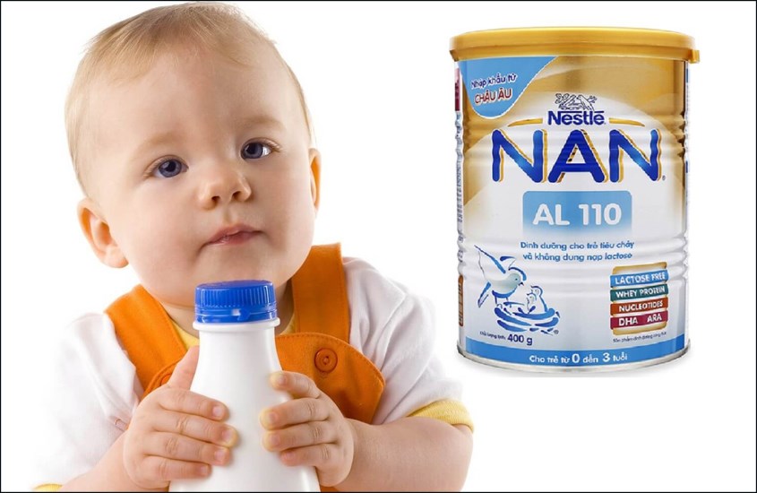 Sữa Nan AL 110 chứa đầy đủ các thành phần dinh dưỡng giúp bé phát triển toàn diện