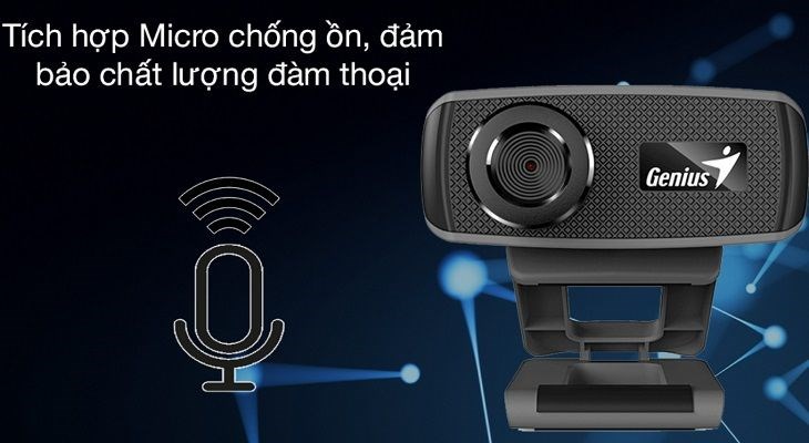 Webcam Genius giúp chống ồn tốt