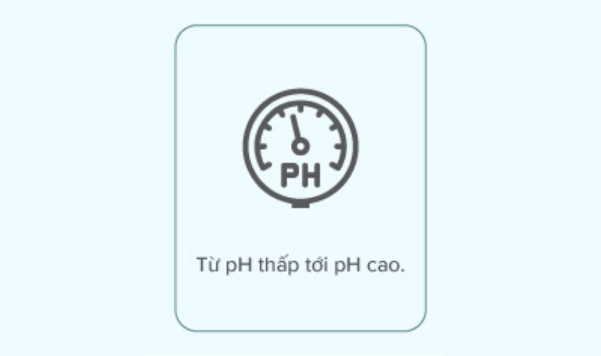 Dùng sản phẩm có độ pH thấp trước pH cao sau