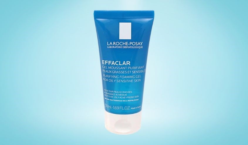 Gel rửa mặt làm dịu và giảm kích ứng cho da dầu mụn và da nhạy cảm La Roche-Posay Effaclar 50 ml