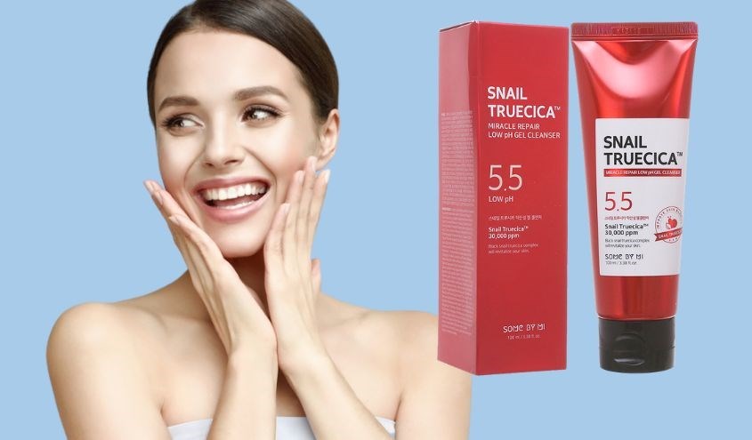 Sữa rửa mặt chiết suất ốc sên Some By Mi Truecica Miracle Repair 100 ml
