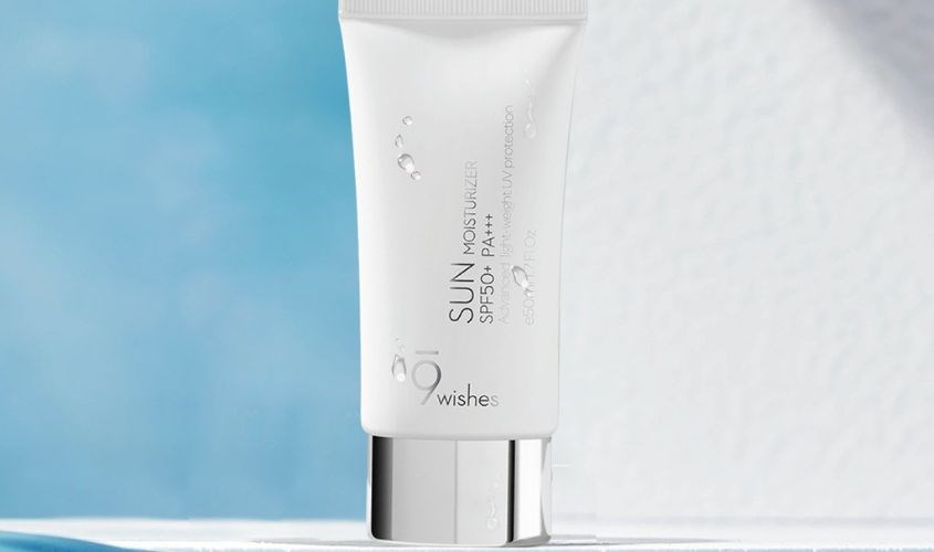 Kem chống nắng ngăn lão hóa, dưỡng trắng da 9 Wishes SPF 50+ PA+++ 50 ml