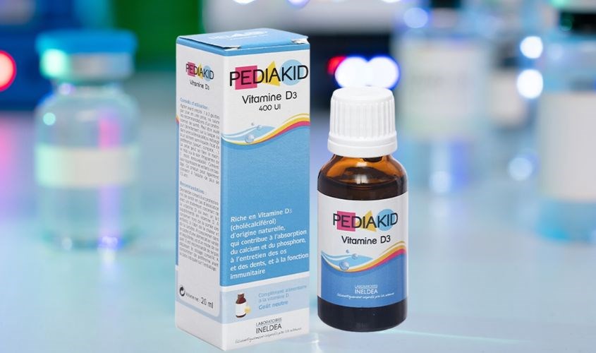 Siro Pediakid Vitamin D3 phát triển xương và răng 20 ml