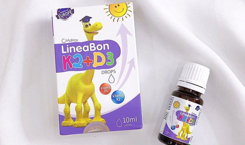 Siro LineaBon K2+D3 hỗ trợ hấp thu canxi 10 ml