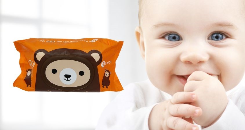 Khăn ướt Agi con gấu không hương gói 100 miếng