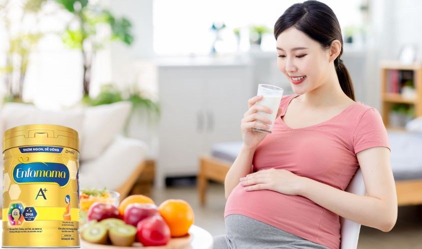 Sữa bầu Enfamama A+ hương vani 360° Brain Plus 830g chính hãng tại AVAKids