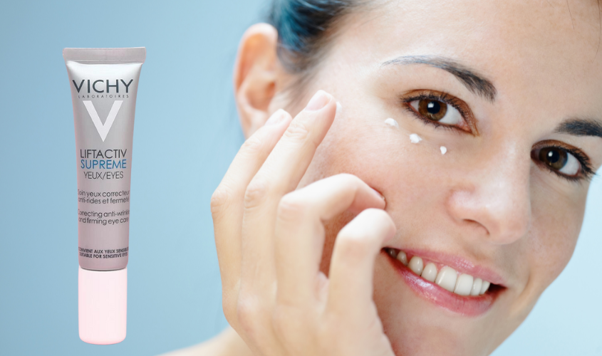 Kem dưỡng mắt giảm nếp nhăn và chống lão hoá 5% Rhamnose Vichy Liftactiv Eyes Supreme 15 ml