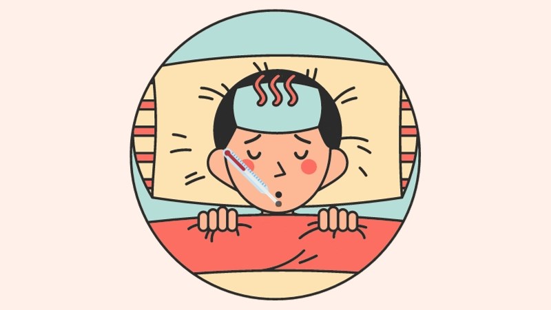 Viêm amidan diễn tiến xấu có thể gây sốt cao co giật ở trẻ