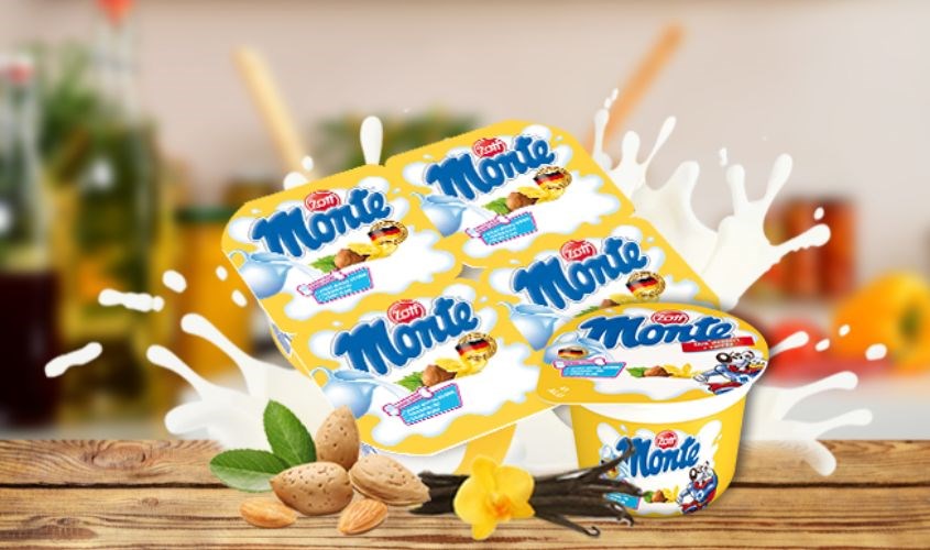 Lốc 4 hũ váng sữa Zott Monte vị vani