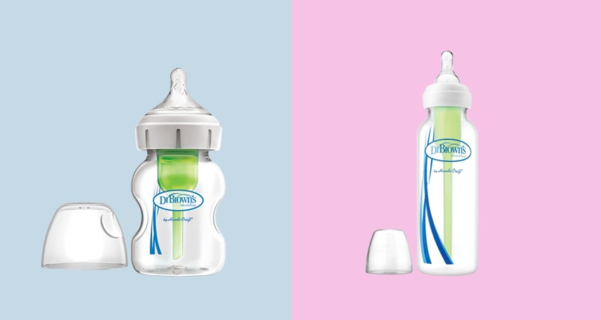 Nên mua bình sữa cổ rộng hay cổ hẹp?