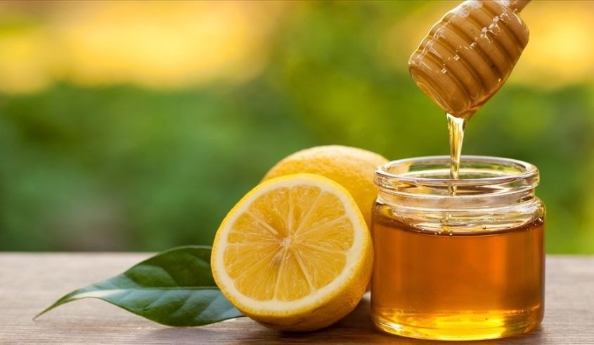 Mật ong và nước chanh