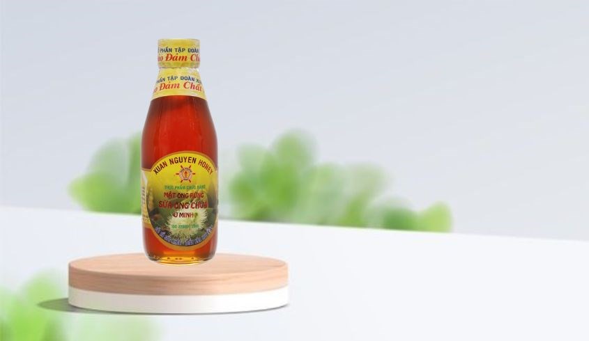 Mật ong rừng nguyên chất pha sữa ong chúa U Minh Xuân Nguyên 200 ml