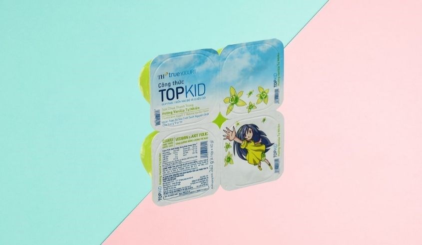 Lốc 4 hộp sữa chua thanh trùng TH true YOGURT Top Kid vị vani 60g (từ 1 tuổi) Lốc 4 hộp sữa chua thanh trùng TH true YOGURT Top Kid vị vani 60g (từ 1 tuổi)