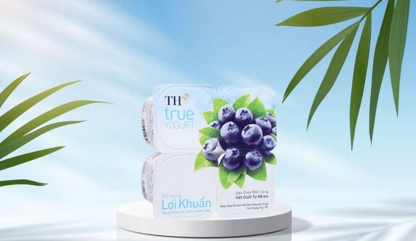 Lốc 4 hộp sữa chua trái cây TH true YOGURT vị việt quất 100g (từ 1 tuổi) Lốc 4 hộp sữa chua trái cây TH true YOGURT vị việt quất 100g (từ 1 tuổi)