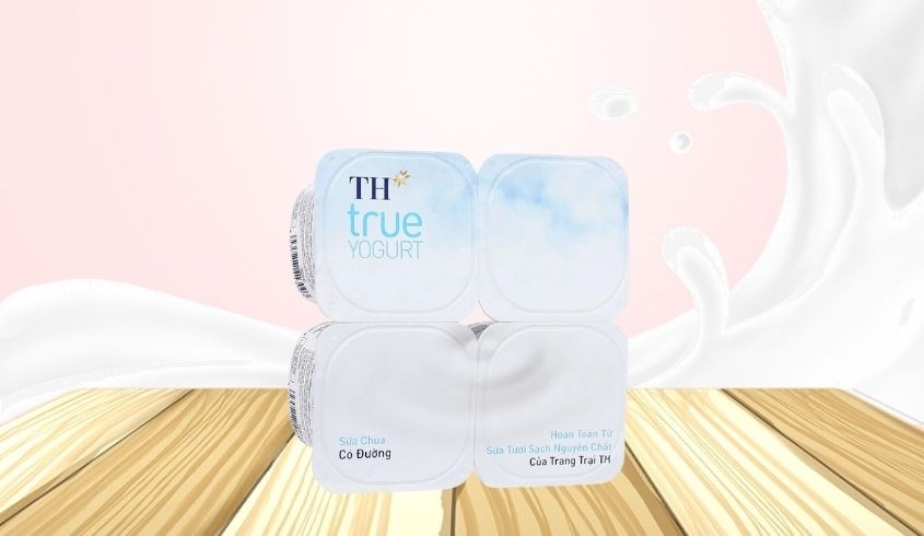 Lốc 4 hộp sữa chua có đường TH true YOGURT 100g (từ 1 tuổi) Lốc 4 hộp sữa chua có đường TH true YOGURT 100g (từ 1 tuổi)