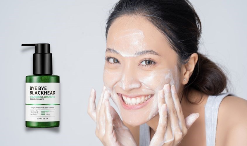 Sữa rửa mặt sủi bọt làm giảm và ngăn ngừa mụn đầu đen Some By Mi 120g