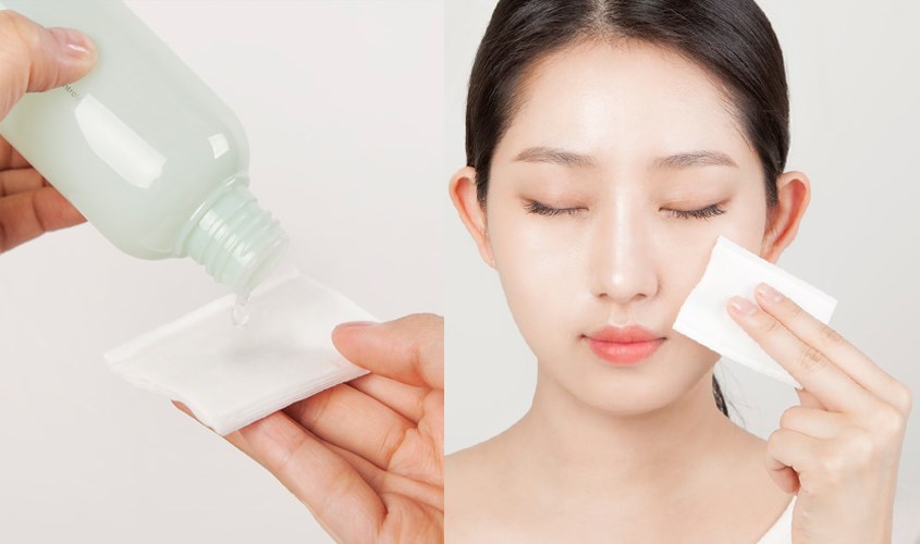 Tẩy trang nhẹ nhàng tránh da bị chảy xệ