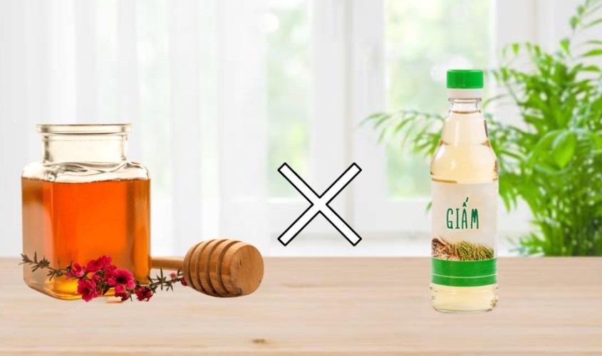Có thể dùng giấm gạo để phân biệt mật ong