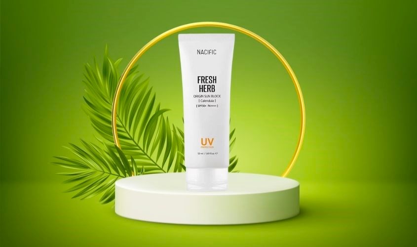 Kem chống nắng làm dịu và phục hồi da Nacific Fresh Herb SPF 50+ PA++++ 50 ml 