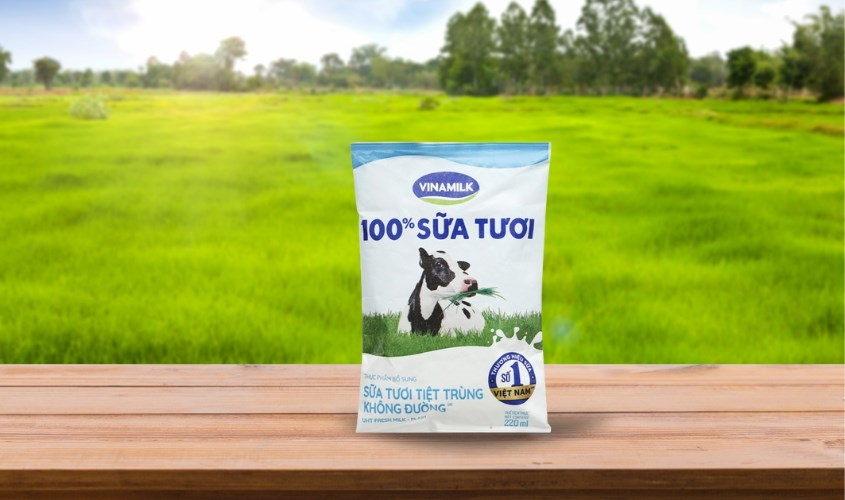 Sữa tươi Vinamilk không đường 220 ml (từ 1 tuổi)