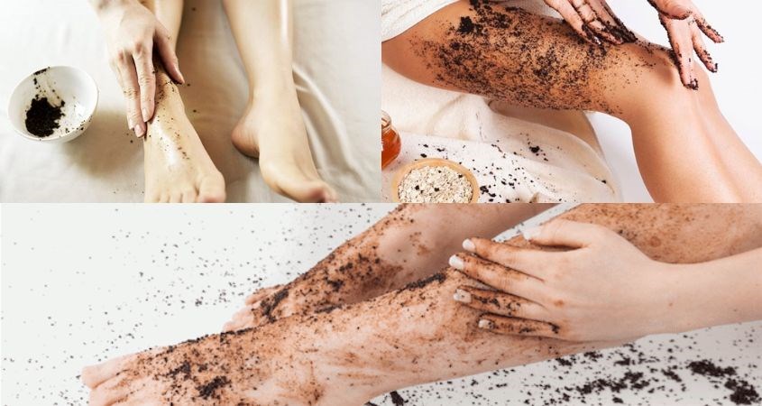 Các vùng dưới chân gồm đầu gối, bàn chân