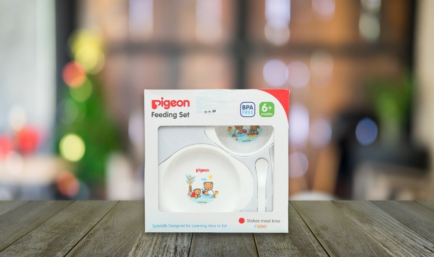 Bộ đồ ăn dặm Pigeon MINI