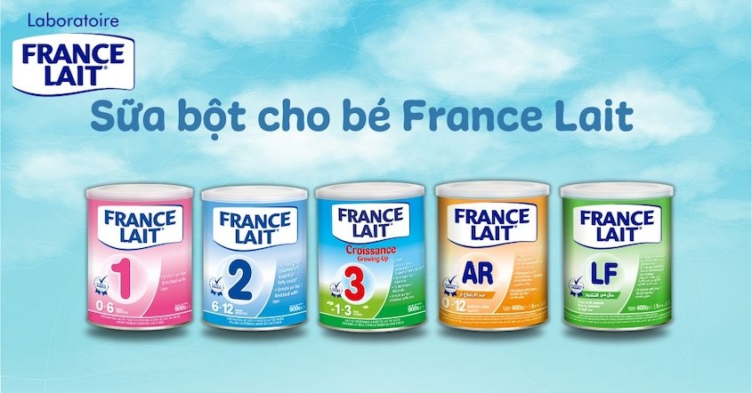 France Lait là thương hiệu sữa nổi tiếng của Pháp