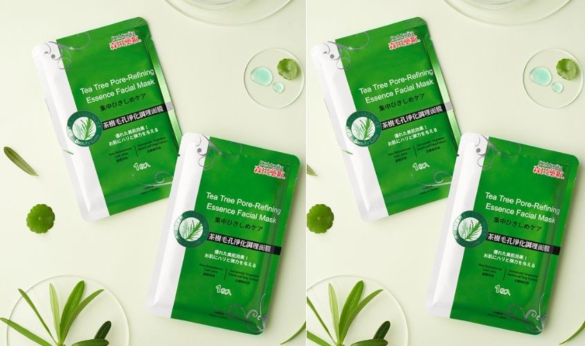 Mặt nạ giấy Tràm Trà dưỡng da, se khít lỗ chân lông Dr. Morita Tea Tree Pore-Refining Essence 25g Mặt nạ giấy Tràm Trà dưỡng da, se khít lỗ chân lông Dr. Morita Tea Tree Pore-Refining Essence 25g