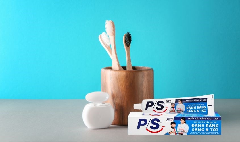 Kem đánh răng P/S ngừa sâu răng vượt trội không mùi 240g