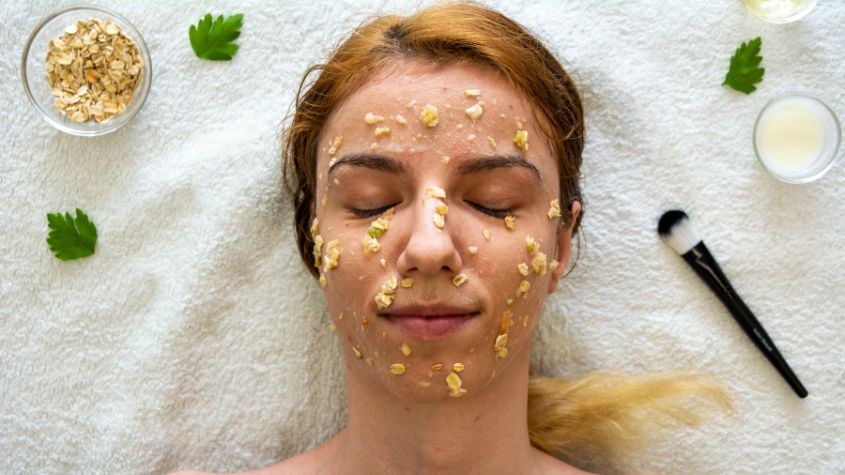 Đắp mặt nạ yến mạch với tần suất phù hợp