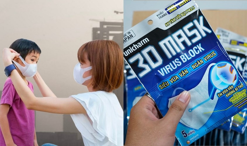 Thiết kế 3D ôm trọn khuôn mặt, không gây bí thở