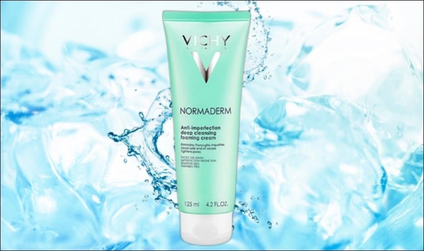 Sữa rửa mặt ngừa mụn và se nhỏ lỗ chân lông Vichy 125ml